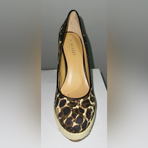 NINE WEST SIZE  6 STILETTO PLATFORM ANIMAL PRINT - Picture 4 of 6